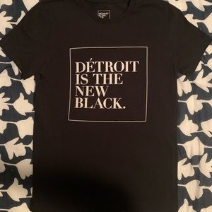 Detroit Is The New Black women’s T-shirt, Size Small